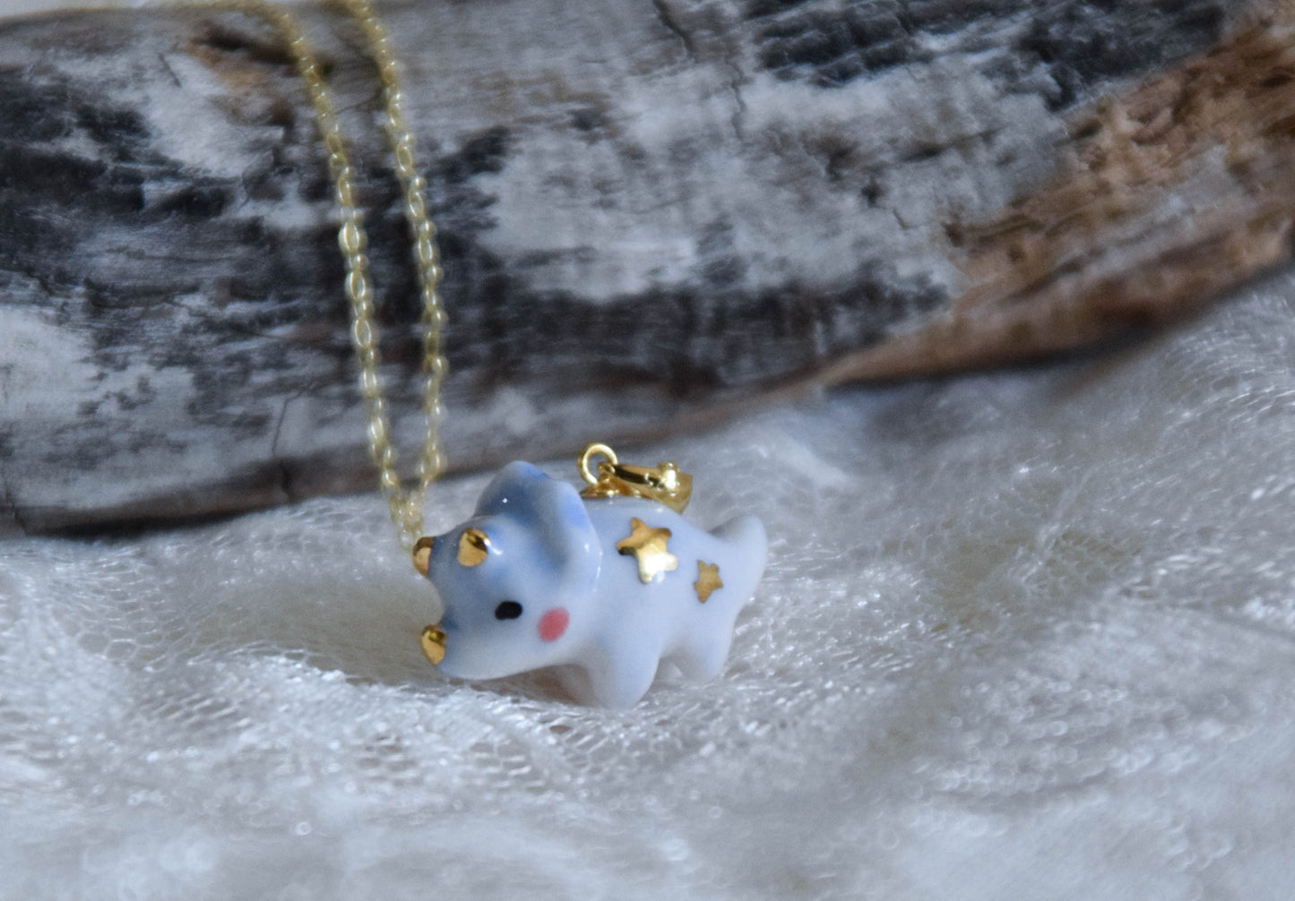 Porcelain Triceratops