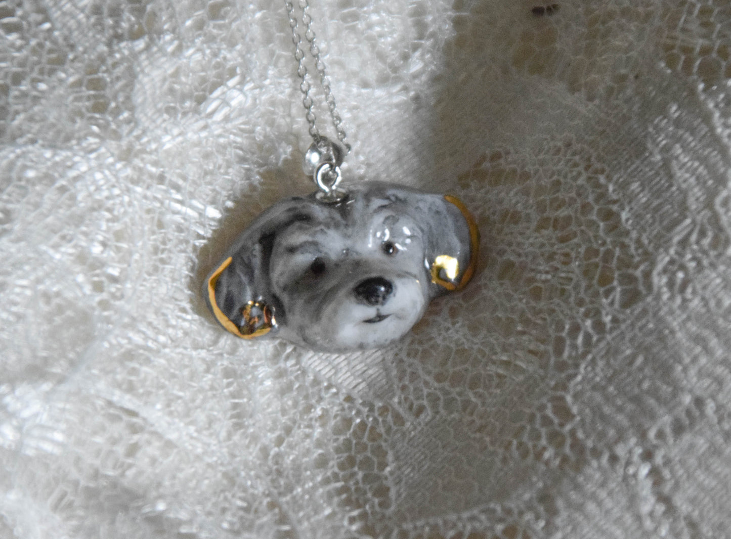 Custom Porcelain dog faces