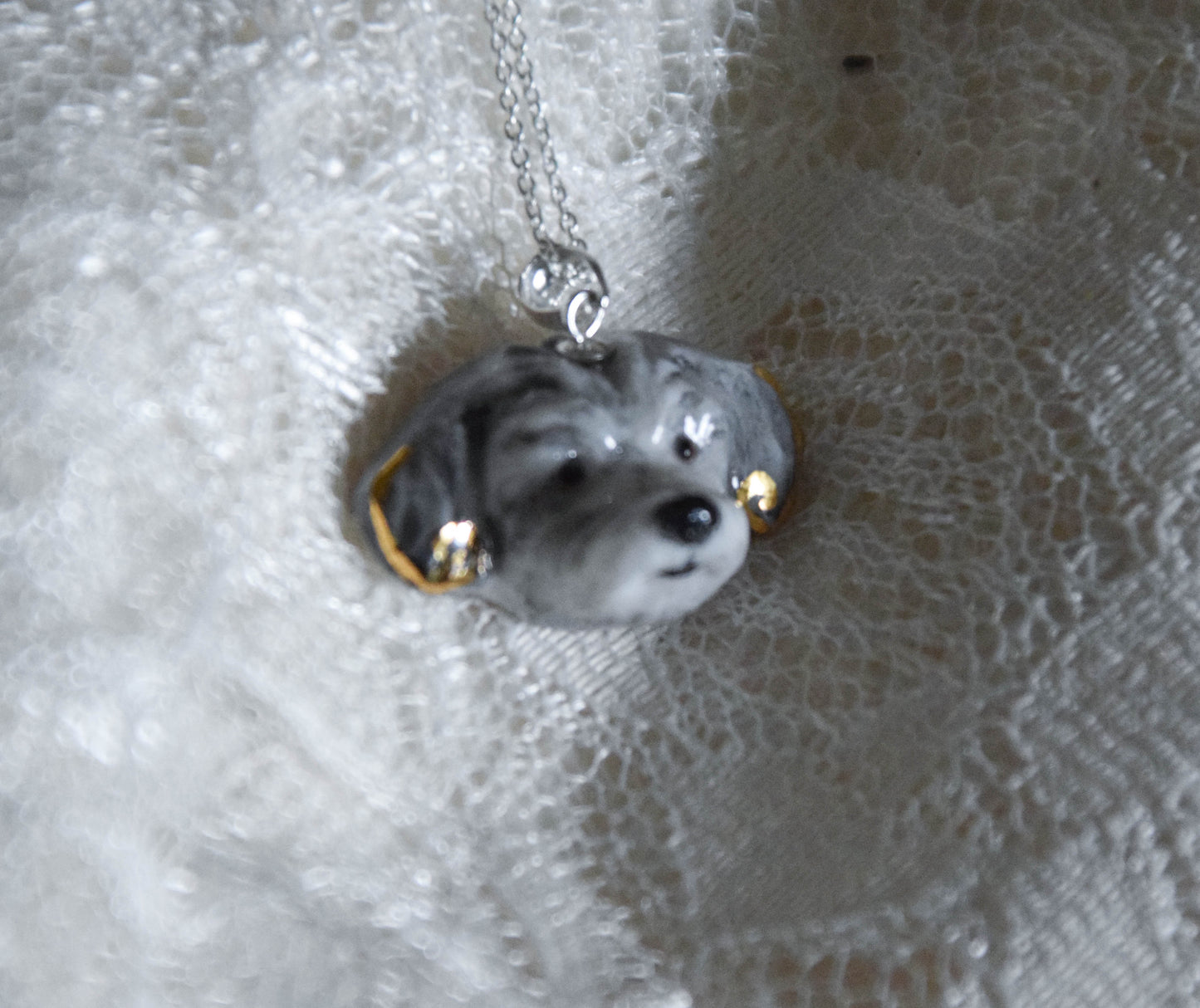 Custom Porcelain dog faces
