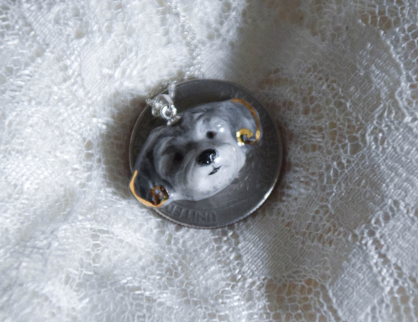 Custom Porcelain dog faces