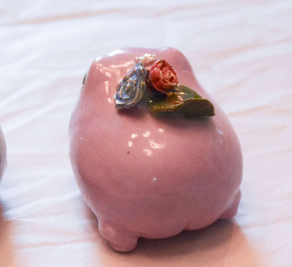 Two Custom ordered Porcelain frogs