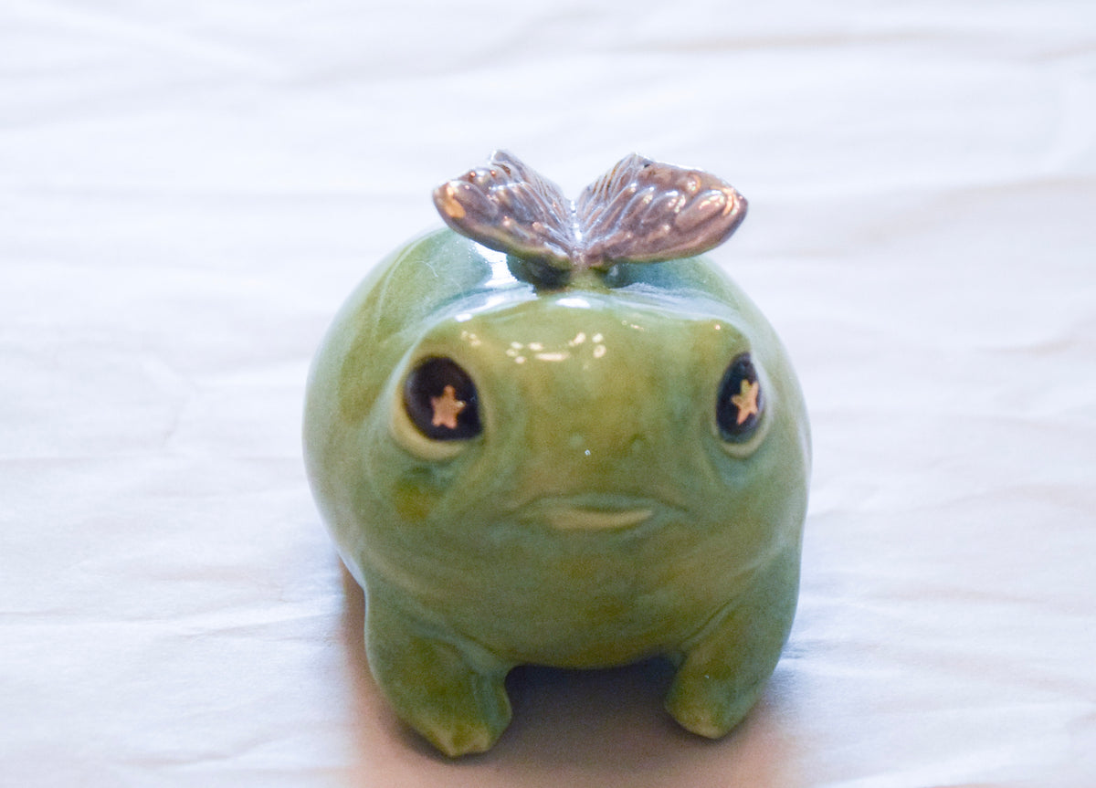 Custom order Porcelain frog