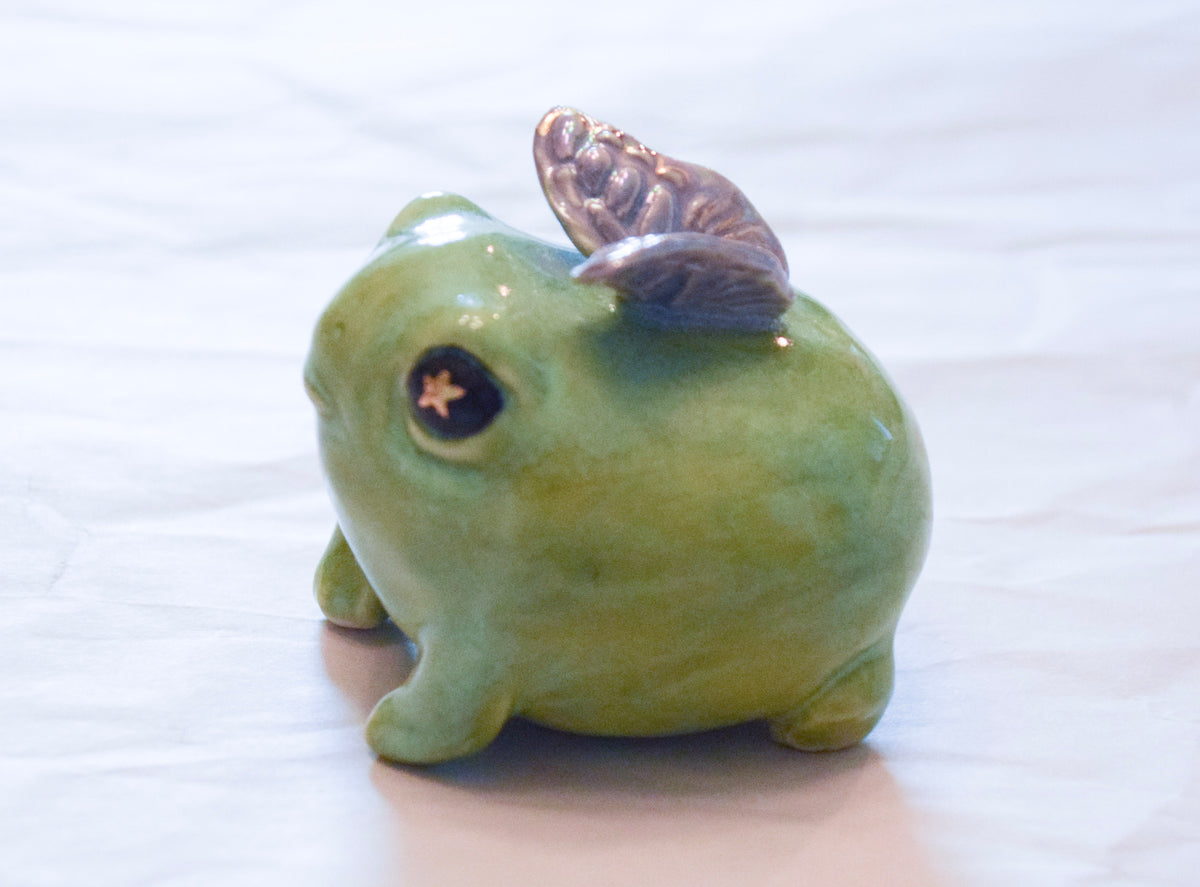 Custom order Porcelain frog