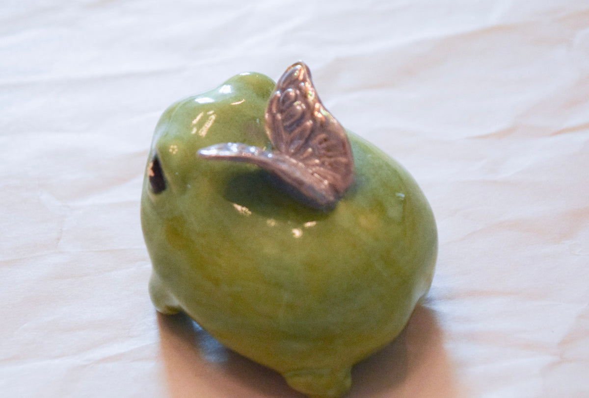 Custom order Porcelain frog