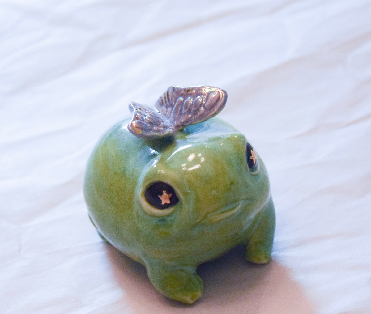 Custom order Porcelain frog