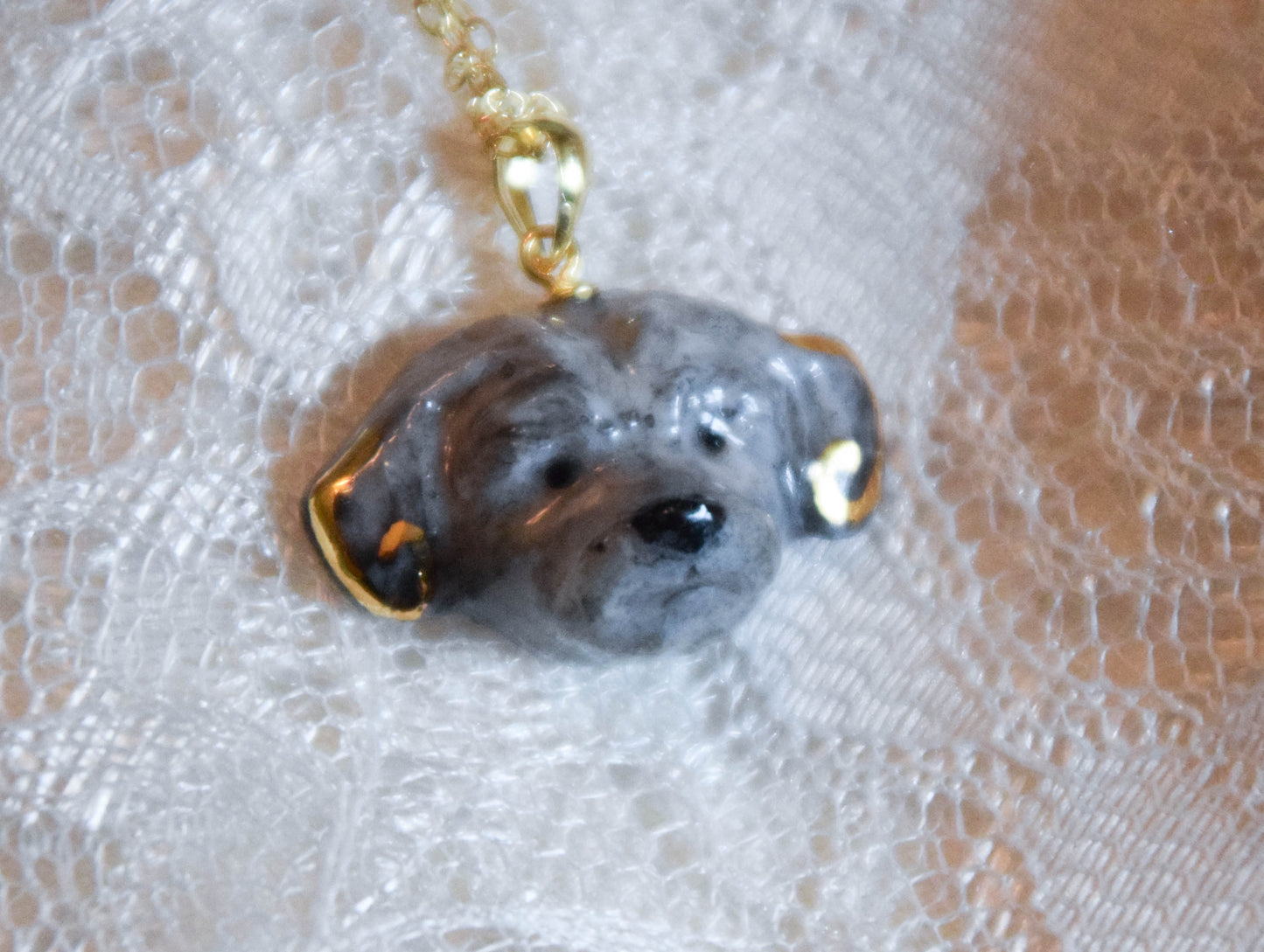 Custom Porcelain dog faces