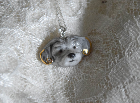 Custom Porcelain dog faces